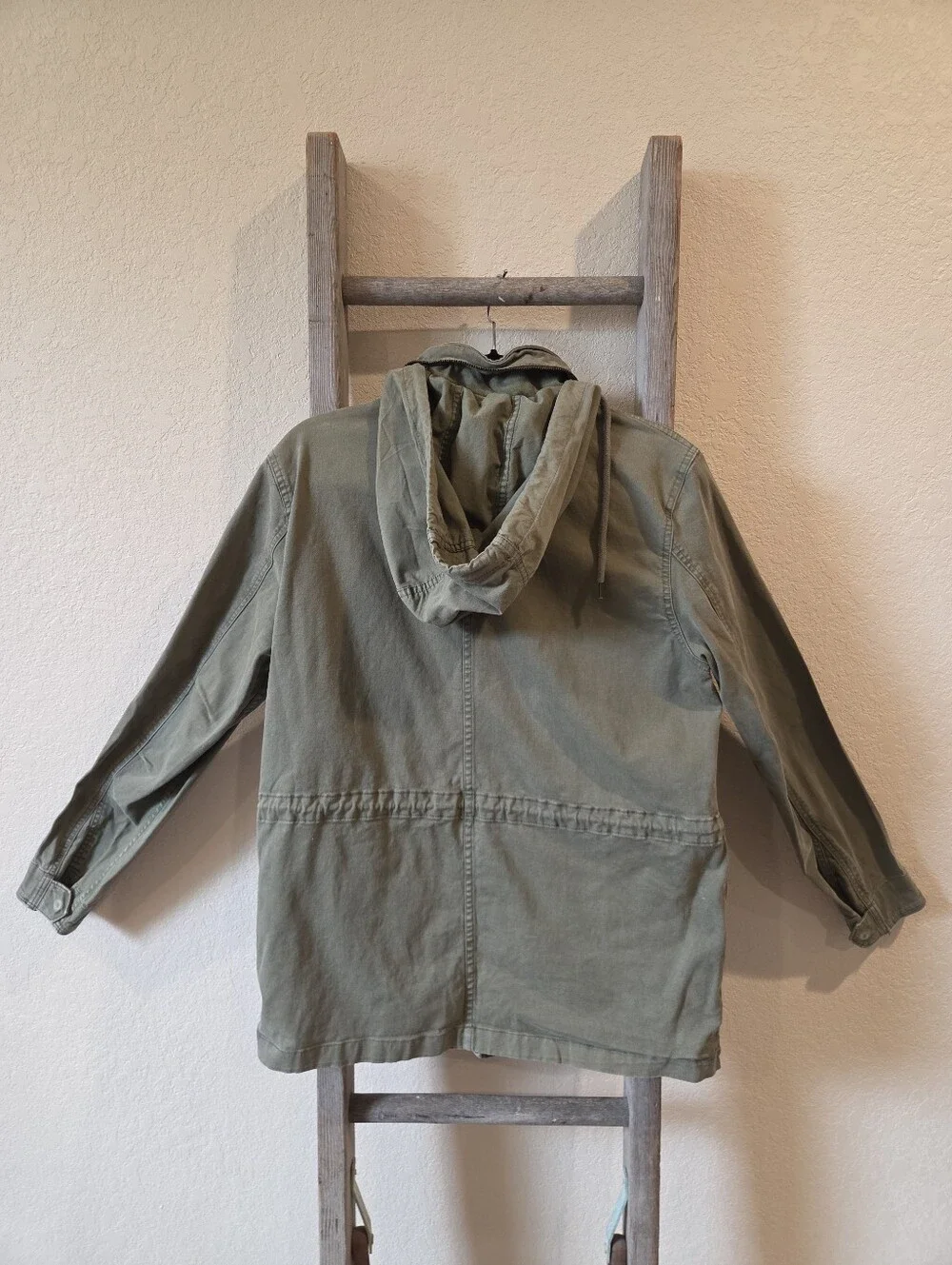 Old Navy Women's Olive Green Military-Style Jacket - Size Small